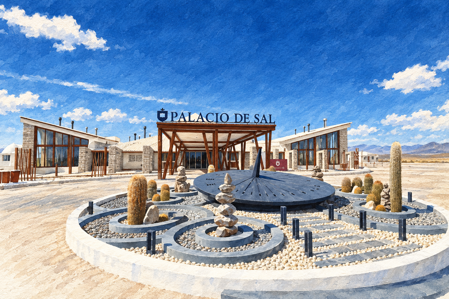 AI illustration based on a real photograph of this hotel; details may differ.
